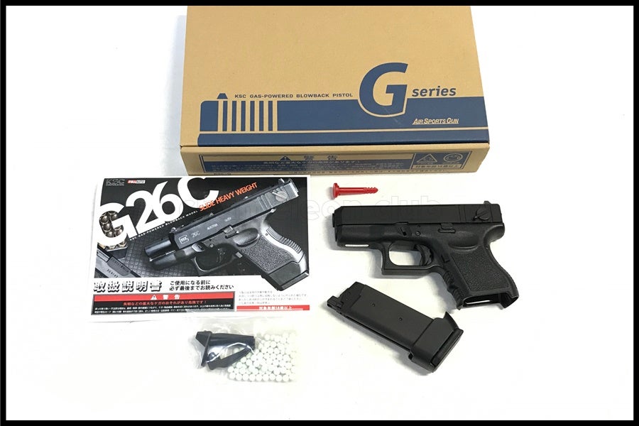 東京)KSC G26C グロック26C スライドHW ガスブローバック