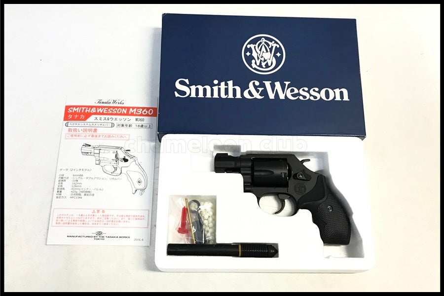 タナカ ガスリボルバー　S&W M360 Ｍ＆Ｐ360 HW 東京)タナカ S&W M&P360 1 7/8インチ HWガスリボルバー
