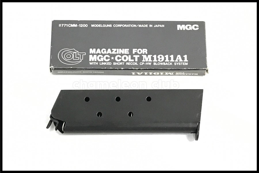 MGC M1911A1 モデルガン用マガジン2本 東京)MGC コルトM1911A1用モデルガンマガジン