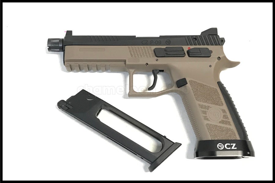 東京)Carbon8 カーボネイト CZ P09 TAN CO2ガスブローバック 外装カスタム
