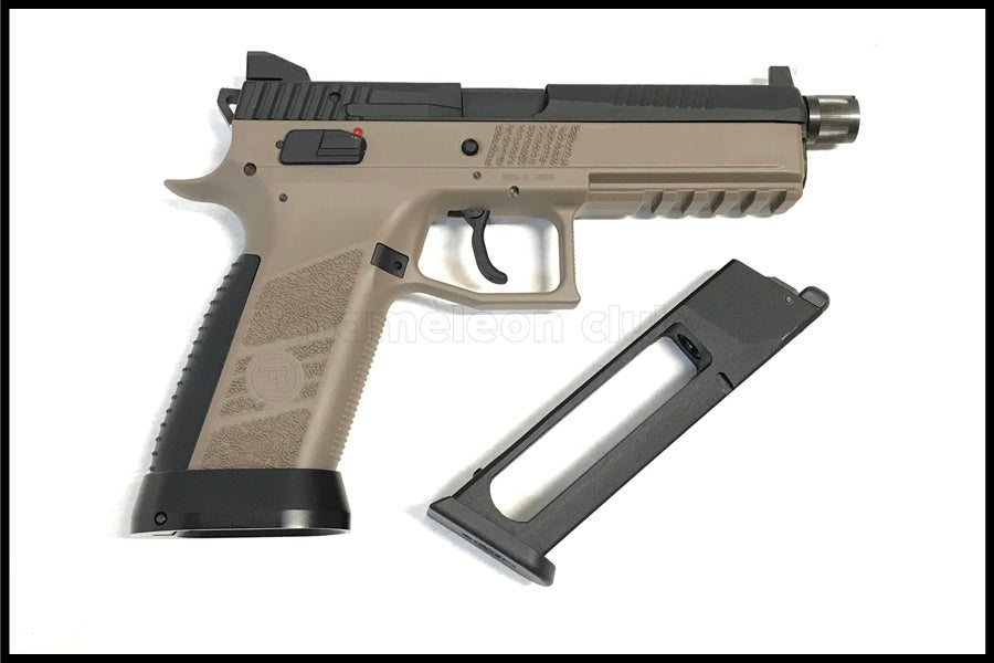 東京)Carbon8 カーボネイト CZ P09 TAN CO2ガスブローバック 外装カスタム 東京)Carbon8 カーボネイト CZ P09 TAN CO2ガスブローバック 外装カスタム