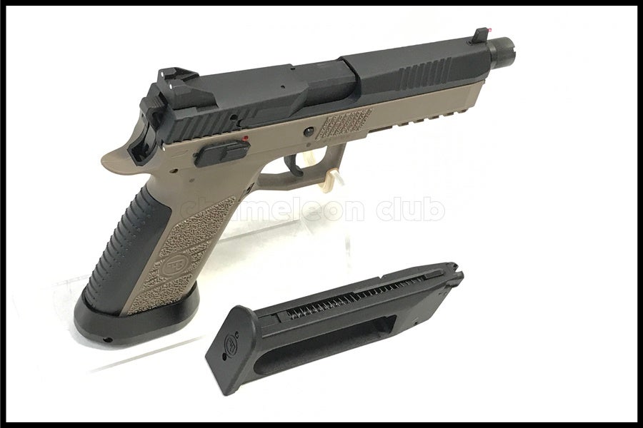 東京)Carbon8 カーボネイト CZ P09 TAN CO2ガスブローバック 外装カスタム