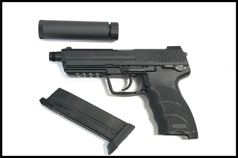 東京)東京マルイ HK45 タクティカル ブラック ガスブローバック