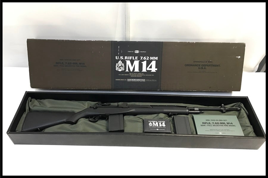 東京)東京マルイ M14 スタンダード電動ガン ストック変更 現状品