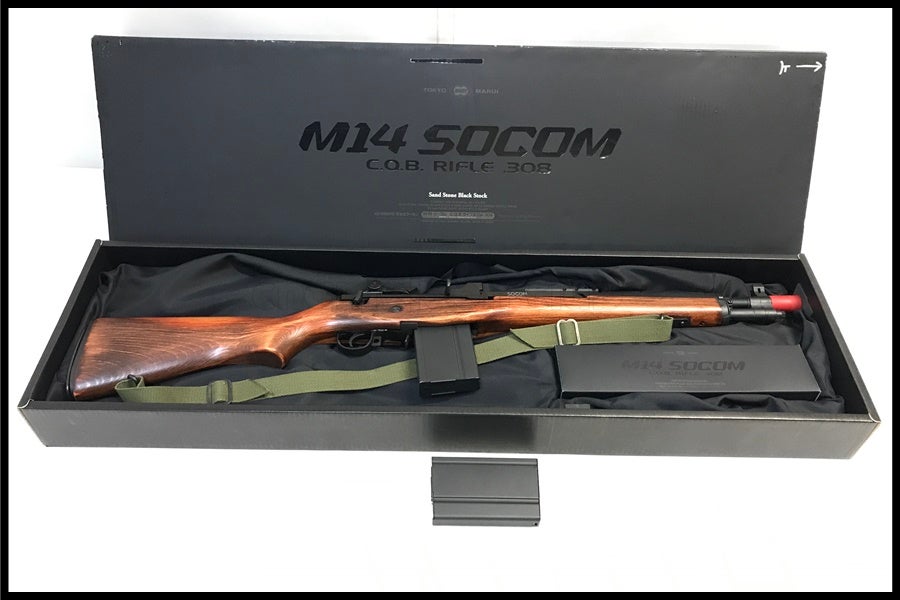 東京)東京マルイ M14 SOCOMスタンダード電動ガン 木製ストック