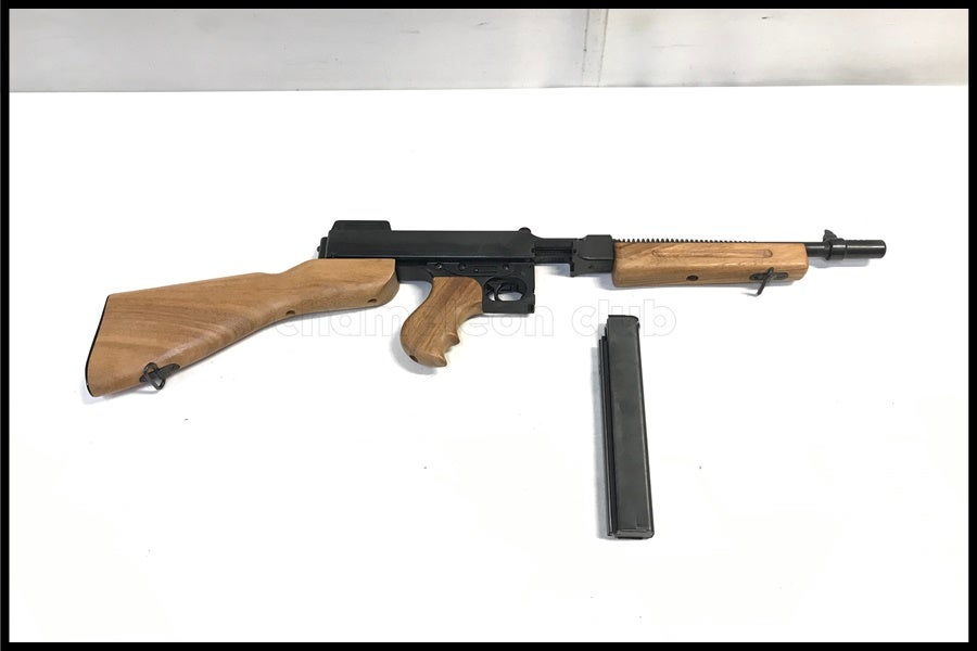 東京)MGC THOMPSON トンプソン M1921 SMG金属モデルガン リアルウッド