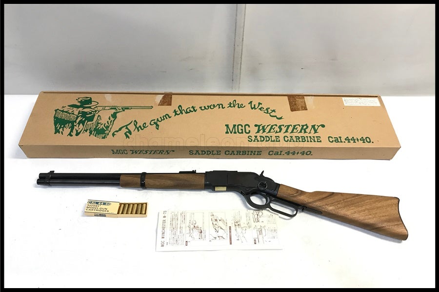 MGC ウィンチェスター M73サドルカービン SMG適合規格金属製モデルガン 東京)MGC ウエスタン M73 サドルカービン SMG金属モデルガン リアルウッド