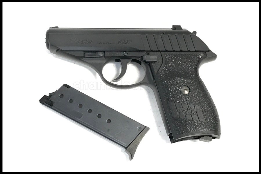 東京)KSC SIG P232 ABS ブラック ガスブローバック