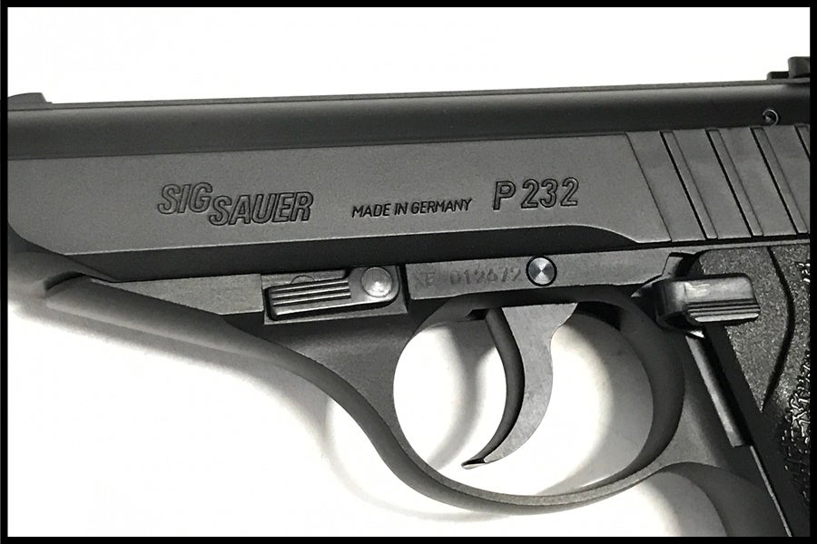 東京)KSC SIG P232 ABS ブラック ガスブローバック