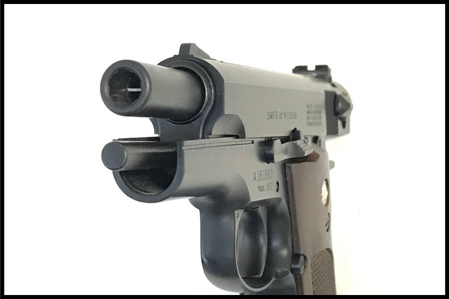 東京)マルシン S&W M39 マットブラックABS プラグリップ X-PFCモデルガン