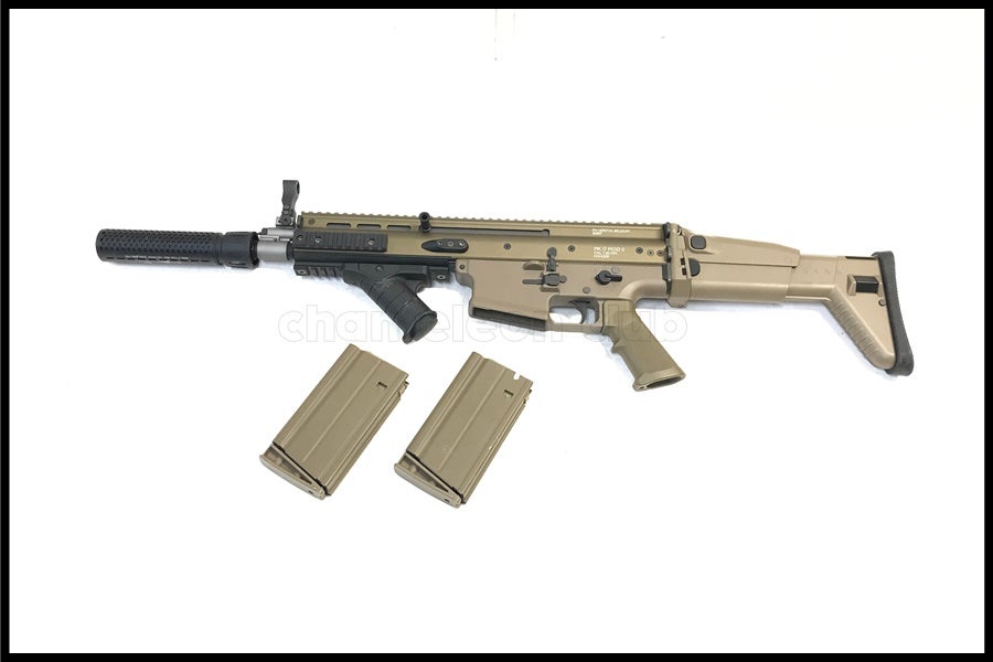 東京)東京マルイ SCAR-H スカーH 次世代電動ガン FDE 外装カスタム
