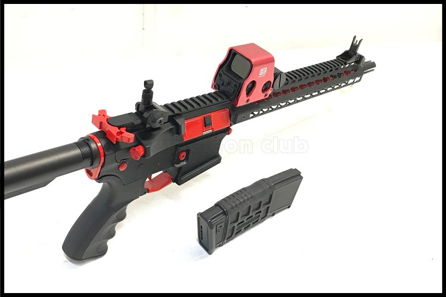 東京)G&G CM16 SRXL レッドエディション 電動ガン サイト付