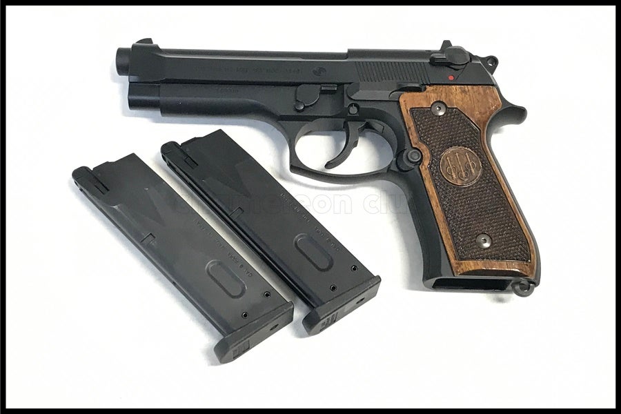 東京)東京マルイ U.S.M9 PISTOL ガスブローバック 木製グリップ 予備
