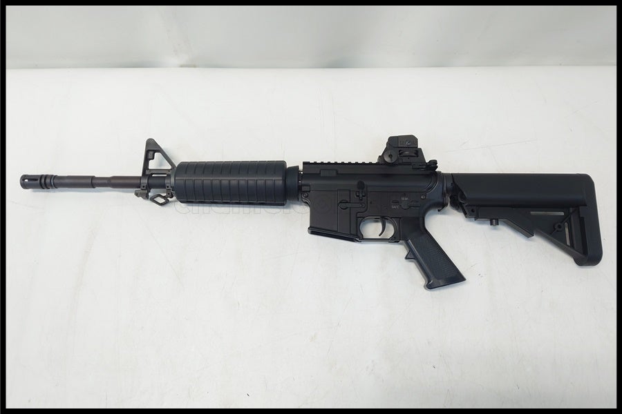 東京)TOP M4A1 カービン EBB ライブカート式 ブローバック電動ガン