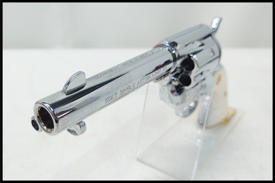 東京)HWS コルト SAA シビリアン オールシルバー ABSモデルガン SPG
