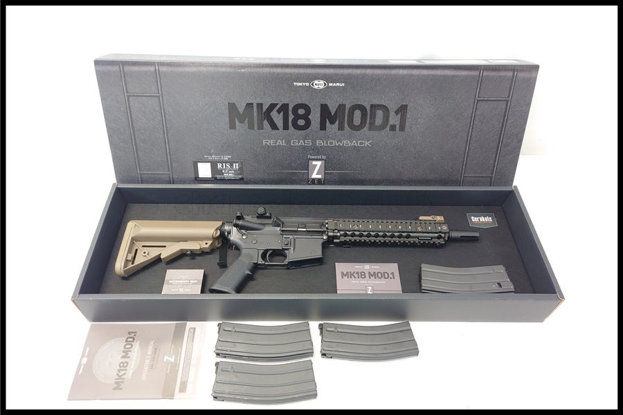 東京)東京マルイ Mk18 Mod.1 ガスブローバック 予備マガジン付