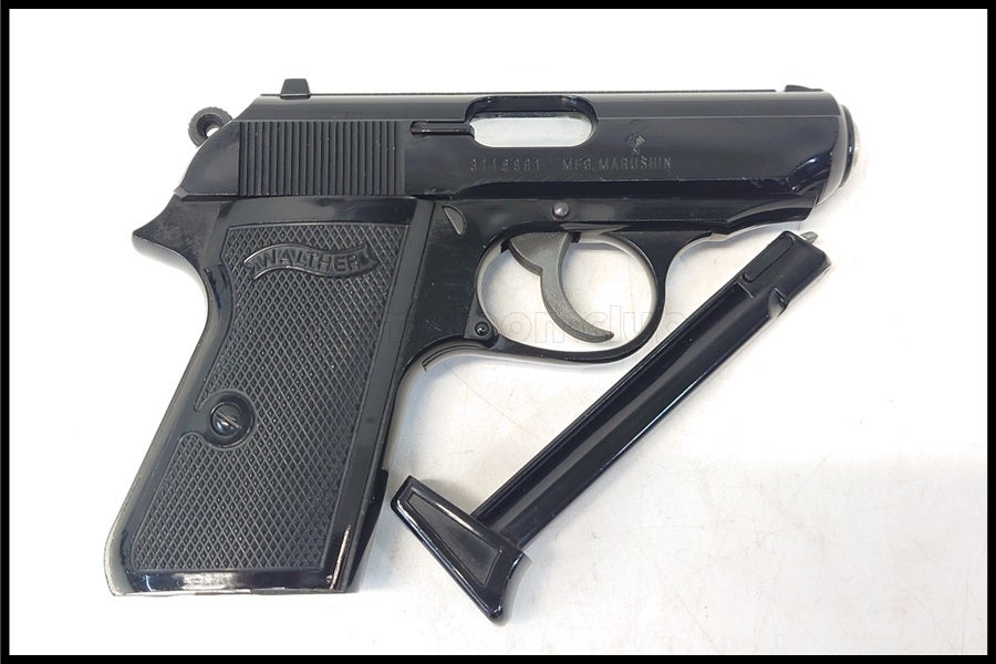 東京)マルシン ワルサー PPK/S エアーコッキングガン ケースレスタイプ