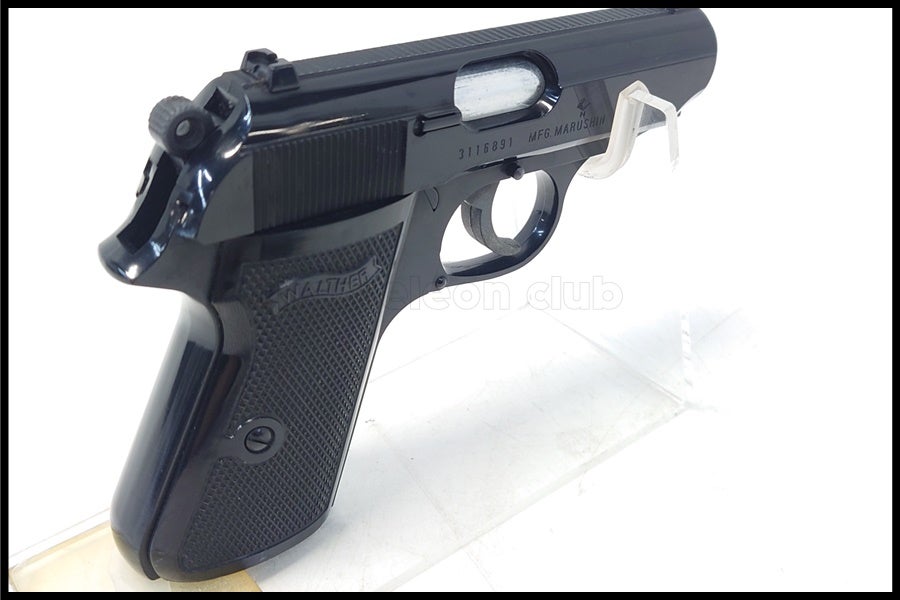 Marushin　マルシン　PPK/S　ワルサー　エアガン　ケースレスタイプ 東京)マルシン ワルサー PPK/S エアーコッキングガン ケースレスタイプ