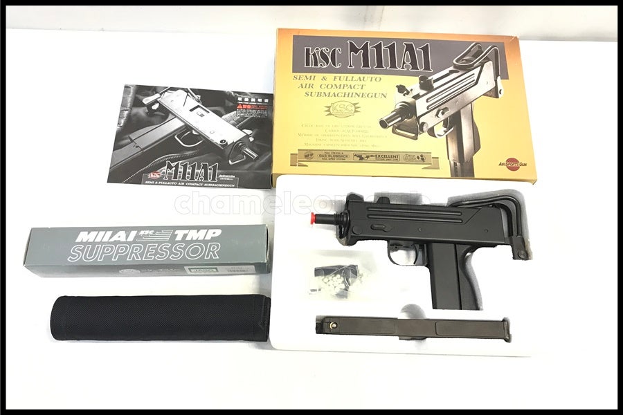 東京)KSC M11A1 ガスブローバック 旧型 サプレッサー付き