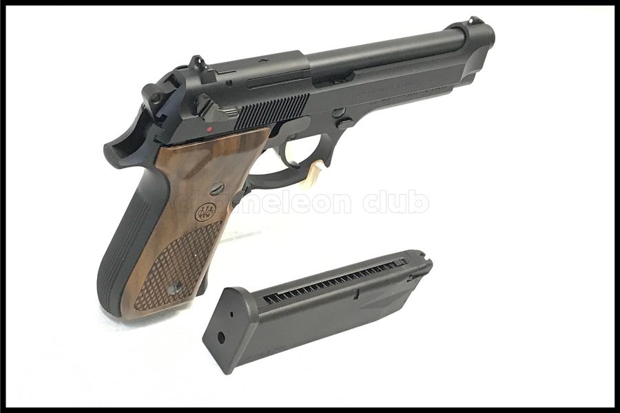 東京)KSC U.S.9MM M9 HWガスブローバック SYSTEM7 木製グリップ 2）