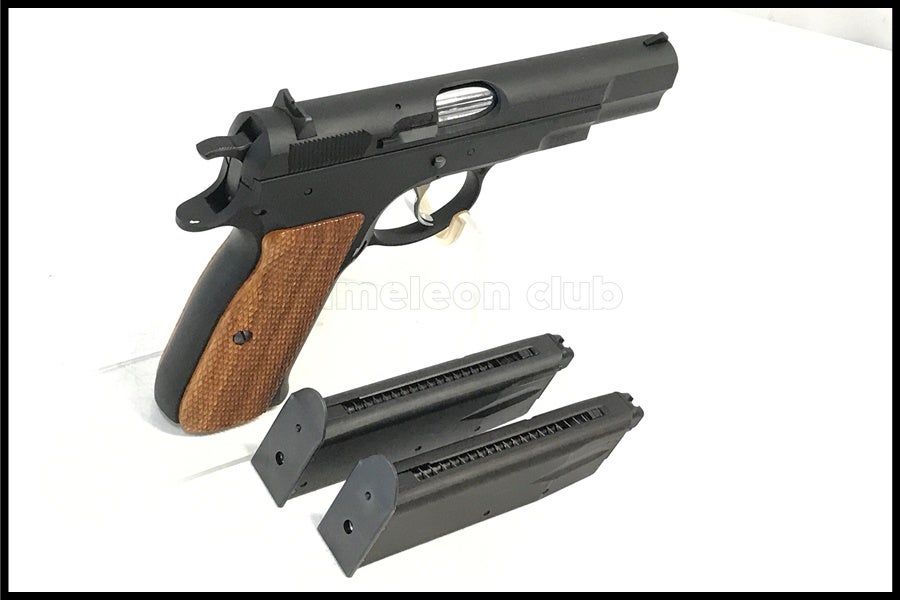 東京)KSC Cz75 2NDVer HWガスブローバック システム7 木製グリップ