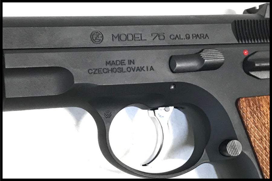東京)KSC Cz75 2NDVer HWガスブローバック システム7 木製グリップ
