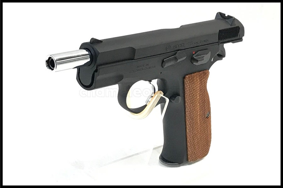 東京)KSC Cz75 2NDVer HWガスブローバック システム7 木製グリップ