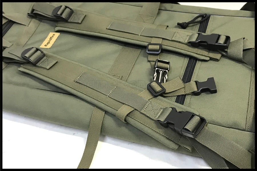 東京)Rapidfire MOLLE トリプルガンケース 105 レンジャーグリーン