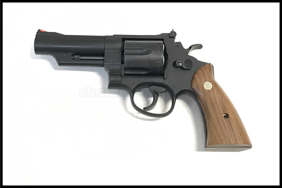 東京)タナカ S&W M29 4インチ HW ガスリボルバー 木製グリップ